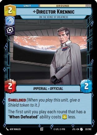 Director Krennic - On the Verge of Greatness |  (032/262)  [Jump to Lightspeed]