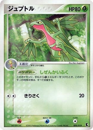 Grovyle - 005/019 (005/019) (Japanese) - Treecko Constructed Starter Deck Unlimited