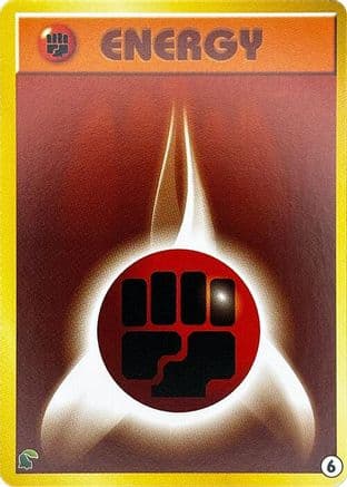Basic Fighting Energy - 6 (6) (Japanese) - Intro Pack Neo Chikorita