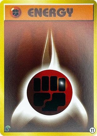 Basic Fighting Energy - 11 (11) (Japanese) - Intro Pack Neo Chikorita