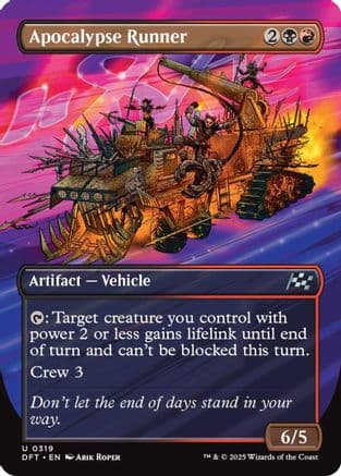 Apocalypse Runner (Borderless) |  Foil (319) [Aetherdrift]