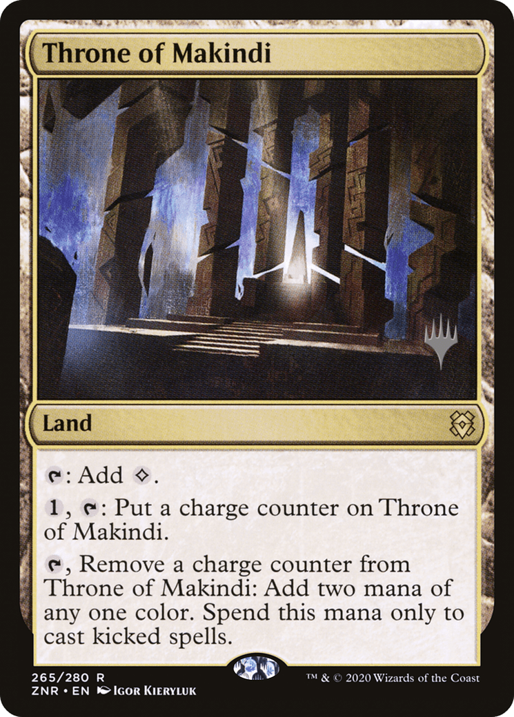 Throne of Makindi (Promo Pack) [Zendikar Rising Promos] Foil