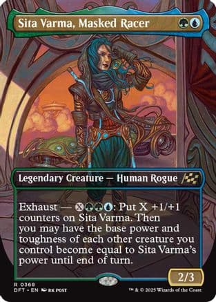 Sita Varma, Masked Racer |  Foil (368) [Aetherdrift]