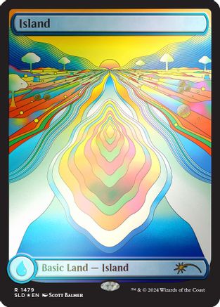 Island (1479) (Rainbow Foil) (-1479) [Secret Lair Drop Series]  Foil