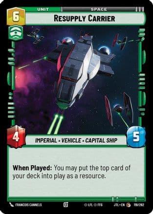 Resupply Carrier |  (119/262)  [Jump to Lightspeed]
