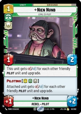 Nien Nunb - Loyal Co-Pilot |  (093/262)  [Jump to Lightspeed]