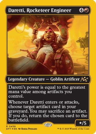 Daretti, Rocketeer Engineer |  Foil (458) [Aetherdrift]