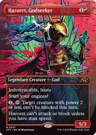 Hazoret, Godseeker |  Foil (347) [Aetherdrift]
