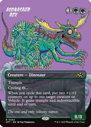 Agonasaur Rex |  Foil (343) [Aetherdrift]