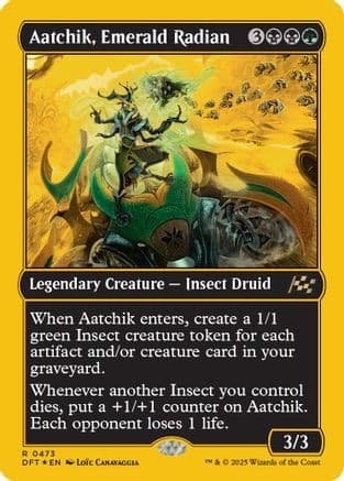 Aatchik, Emerald Radian (First-Place Foil) |  Foil (473) [Aetherdrift]