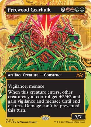 Pyrewood Gearhulk |  Foil (551) [Aetherdrift]