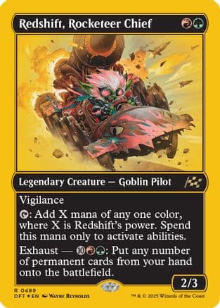 Redshift, Rocketeer Chief |  Foil (489) [Aetherdrift]