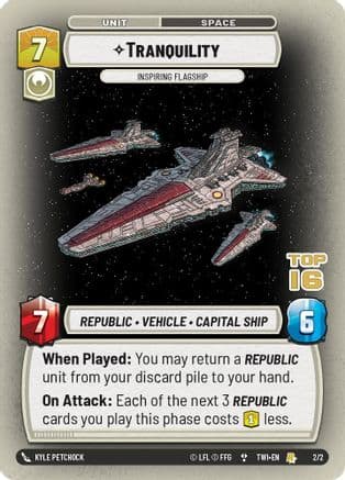 Tranquility - Inspiring Flagship (Top 16) | Foil (2/2)  [Organized Play Promos]
