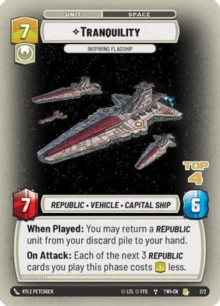 Tranquility - Inspiring Flagship (Top 4) | Foil (2/2)  [Organized Play Promos]