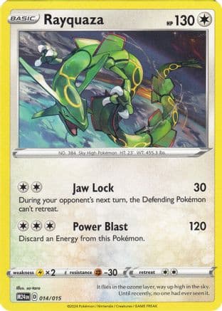 Rayquaza 014- McDonalds Promos 2024