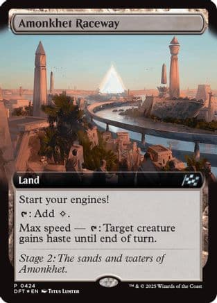 Amonkhet Raceway (Extended Art) |  Foil (424) [Aetherdrift]