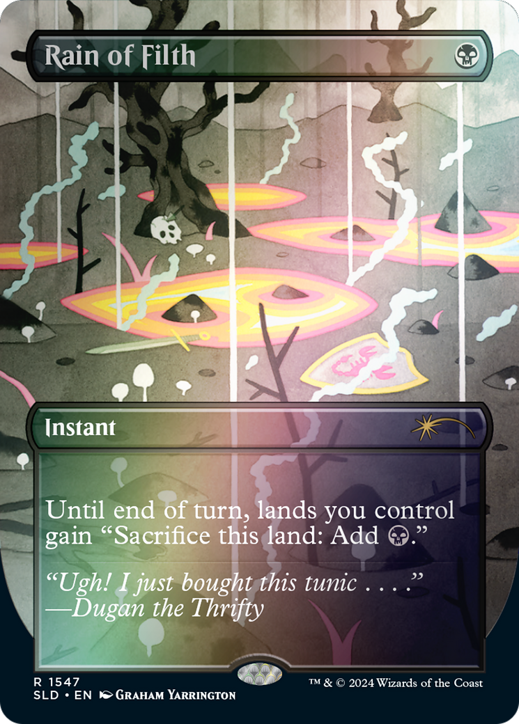 Rain of Filth (Rainbow Foil) [Secret Lair Drop Series]