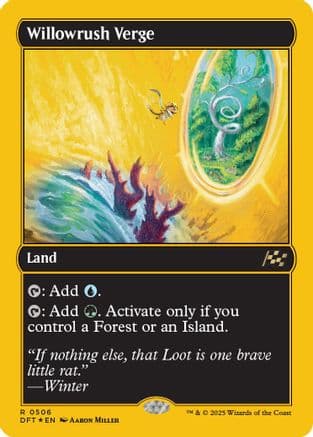 Willowrush Verge |  Foil (506) [Aetherdrift]