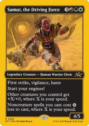 Samut, the Driving Force |  Foil (492) [Aetherdrift]