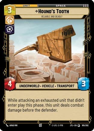 Hound's Tooth - Reliable and Deadly |  (185/262)  [Jump to Lightspeed]