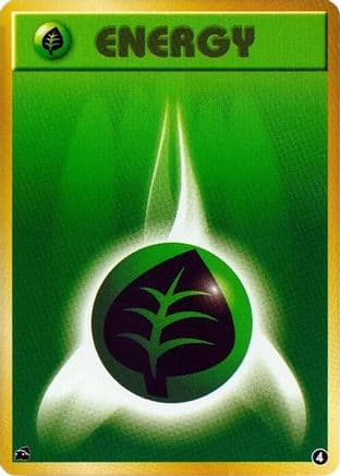 Basic Grass Energy - 4 (4) (Japanese) - Intro Pack Bulbasaur