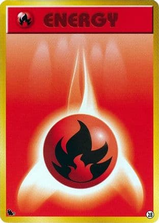 Basic Fire Energy - 28 (28) (Japanese) - Intro Pack Squirtle