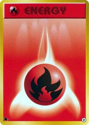 Basic Fire Energy - 31 (31) (Japanese) - Intro Pack Squirtle