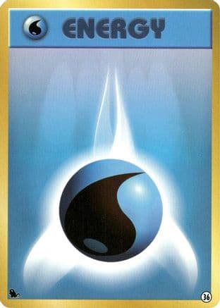 Basic Water Energy - 36 (36) (Japanese) - Intro Pack Squirtle