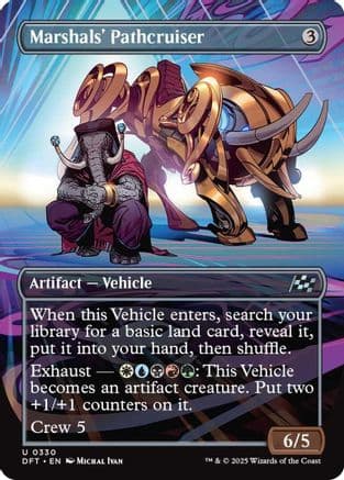 Marshals' Pathcruiser |  Foil (330) [Aetherdrift]