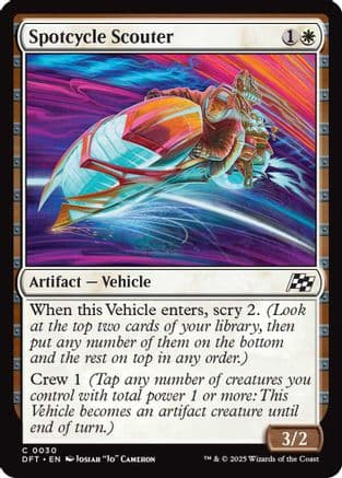 Spotcycle Scouter |  Foil (030) [Aetherdrift]
