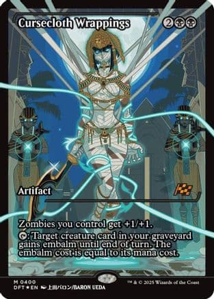 Cursecloth Wrappings |  Foil (400) [Aetherdrift]