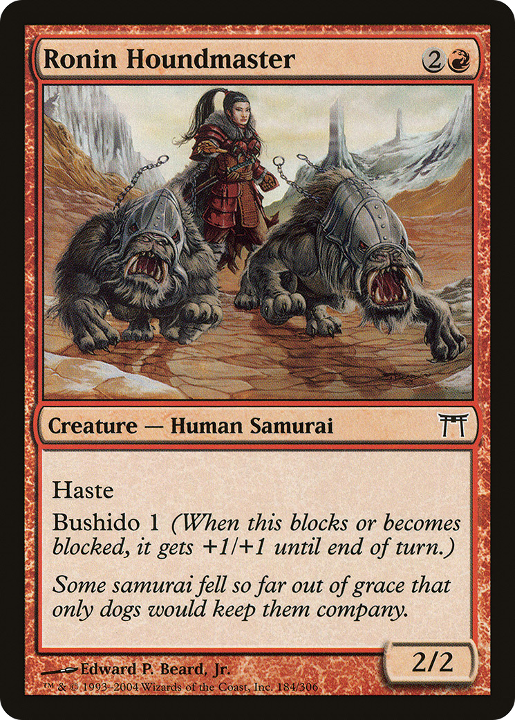 Ronin Houndmaster [Champions of Kamigawa] Foil