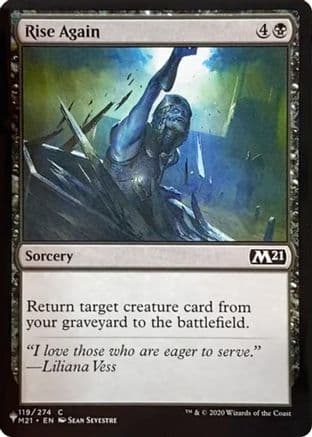 Rise Again |  (M21-119) [The List]
