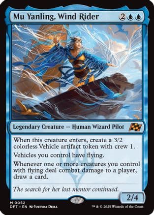 Mu Yanling, Wind Rider |  Foil (052) [Aetherdrift]