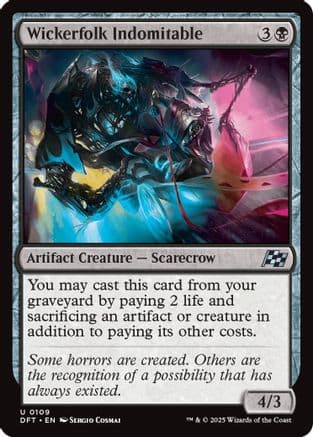 Wickerfolk Indomitable |  Foil (109) [Aetherdrift]
