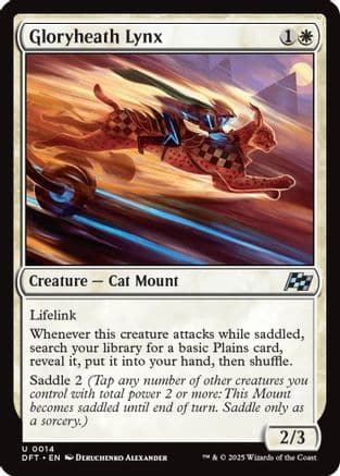 Gloryheath Lynx |  Foil (014) [Aetherdrift]
