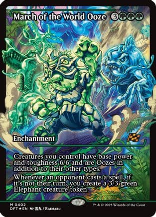 March of the World Ooze |  Foil (402) [Aetherdrift]