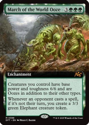 March of the World Ooze |  Foil (388) [Aetherdrift]