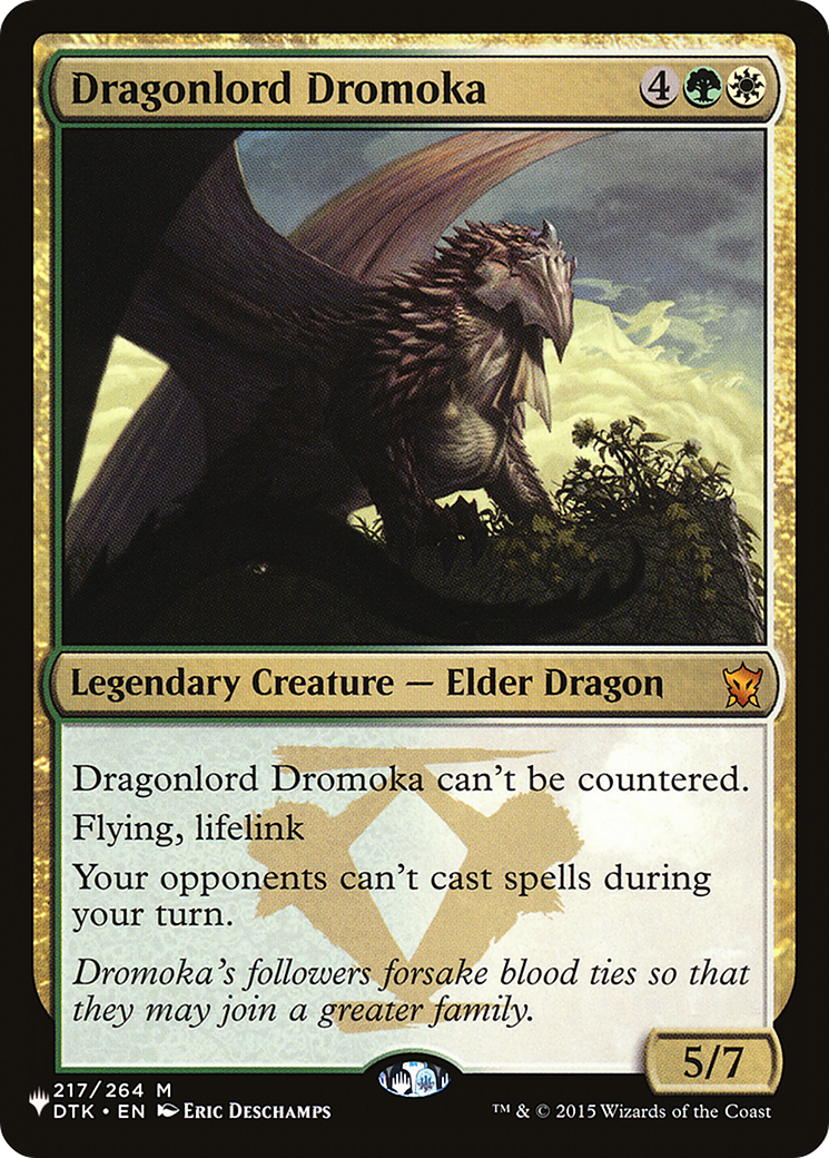 Dragonlord Dromoka |  (DTK-217) [The List]