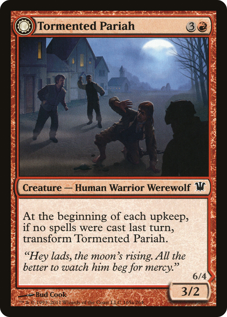 Tormented Pariah // Rampaging Werewolf [Innistrad] Foil