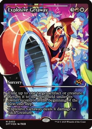 Explosive Getaway |  Foil (403) [Aetherdrift]