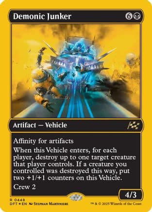 Demonic Junker |  Foil (448) [Aetherdrift]