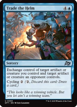 Trade the Helm |  Foil (069) [Aetherdrift]