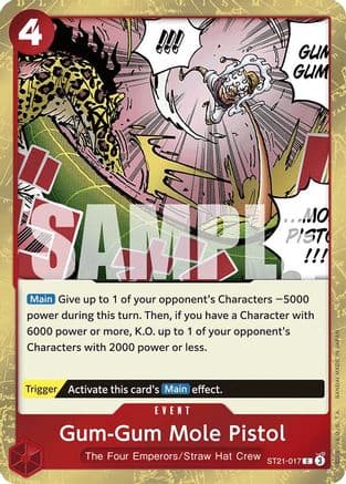 Gum-Gum Mole Pistol (ST21-017) - Starter Deck EX: Gear 5 Foil