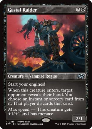 Gastal Raider (418) [Promo Pack: Aetherdrift]  Foil