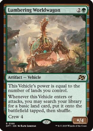 Lumbering Worldwagon |  Foil (168) [Aetherdrift]