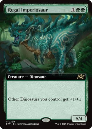 Regal Imperiosaur |  Foil (389) [Aetherdrift]