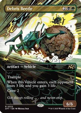 Debris Beetle |  Foil (322) [Aetherdrift]