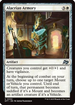 Alacrian Armory |  Foil (002) [Aetherdrift]
