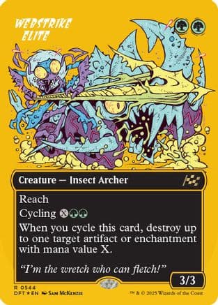 Webstrike Elite (Borderless) (First-Place Foil) |  Foil (544) [Aetherdrift]